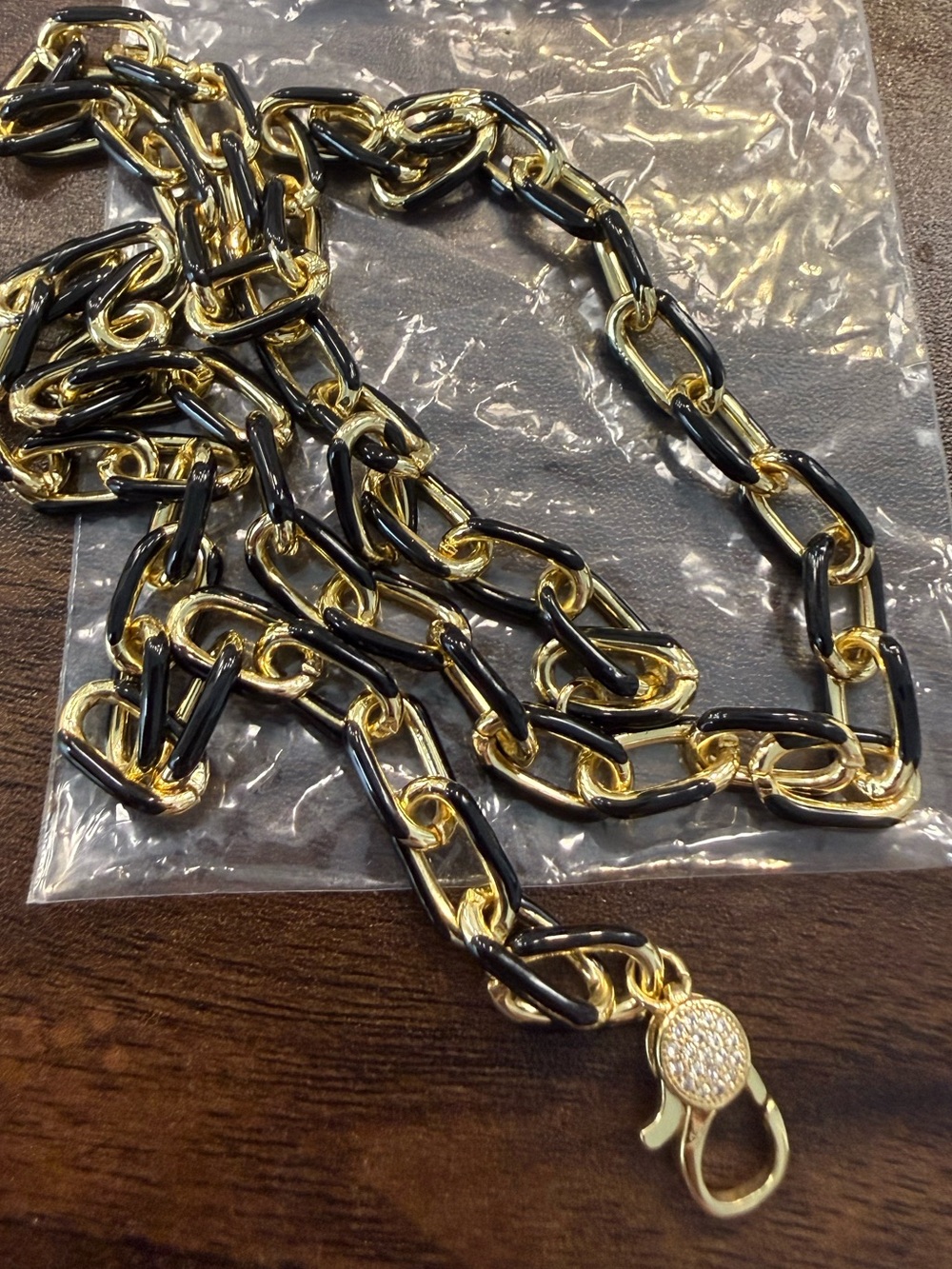 *NEW*Freida Rothman* Vault item* 24 in* Enamel Chain Necklace